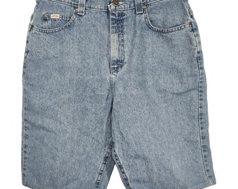 VF Jeanswear Rustler Rider Denim Bermuda-Shorts Größe 42 M Light Wash High Rise