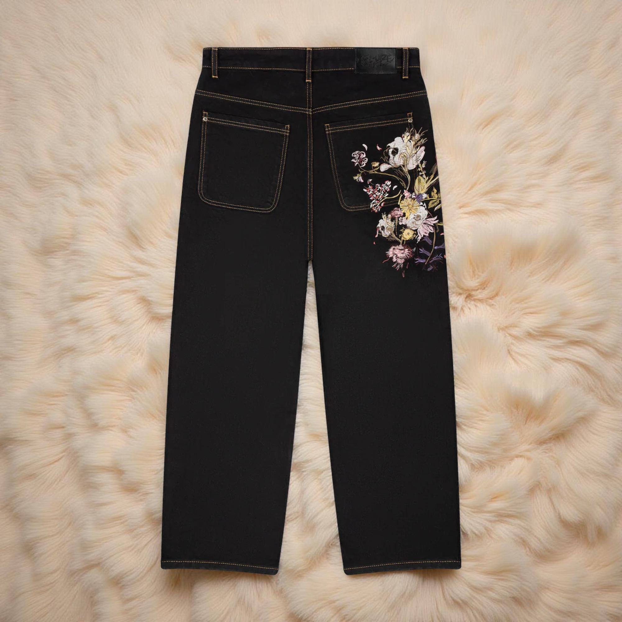 Embroidered Jeans - Etsy Embroidered Jeans - Etsy
