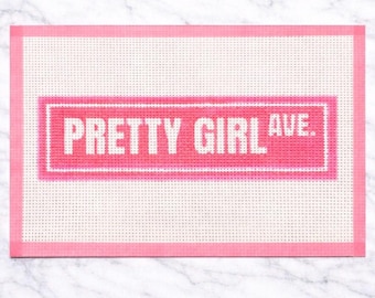 Lienzo de bordado de Pretty Girl Ave.