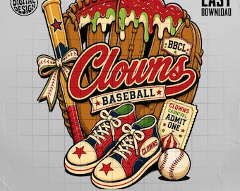 Payasos Plátanos Béisbol PNG Plátanos / Béisbol / Plato goteante / Pelota de plátano