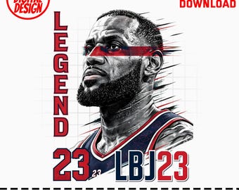 LeBron James png Files, T-Shirt Design | Instant Download