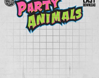 Mono con forma de plátano y pelota (texto PNG) / Diseño de béisbol con animales de fiesta (descarga digital)