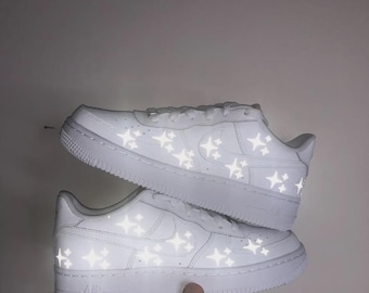Reflective 3M Glowing Stars Decal: Custom Shoe Vinyl Heat Transfer