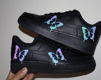 Reflective 3M Butterfly Decal Patches Only: Custom Shoe Vinyl Heat Transfer