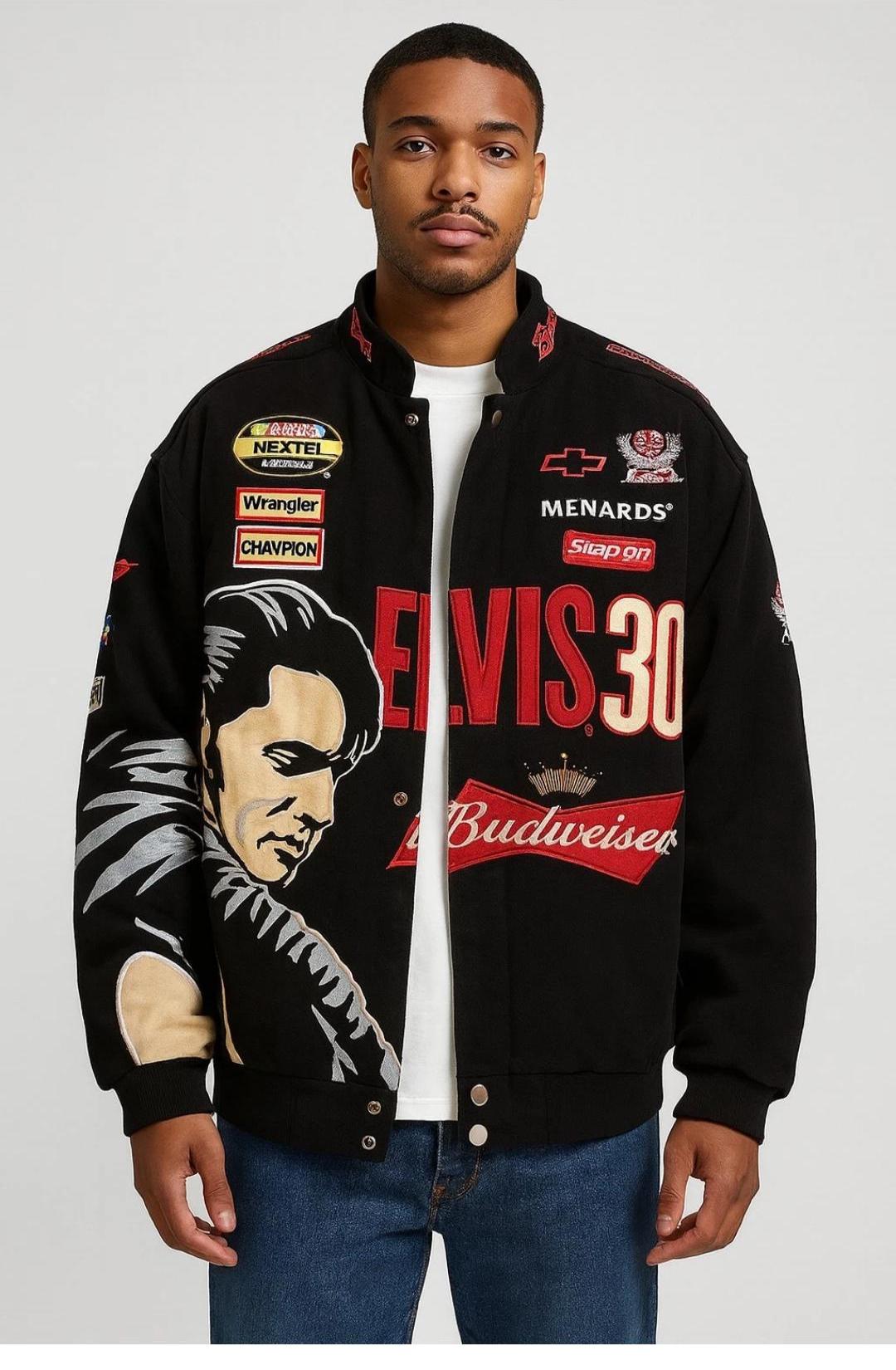 Chase Authentic Budweiser Elvis & Dale Jr. 30 Year Men's XXL