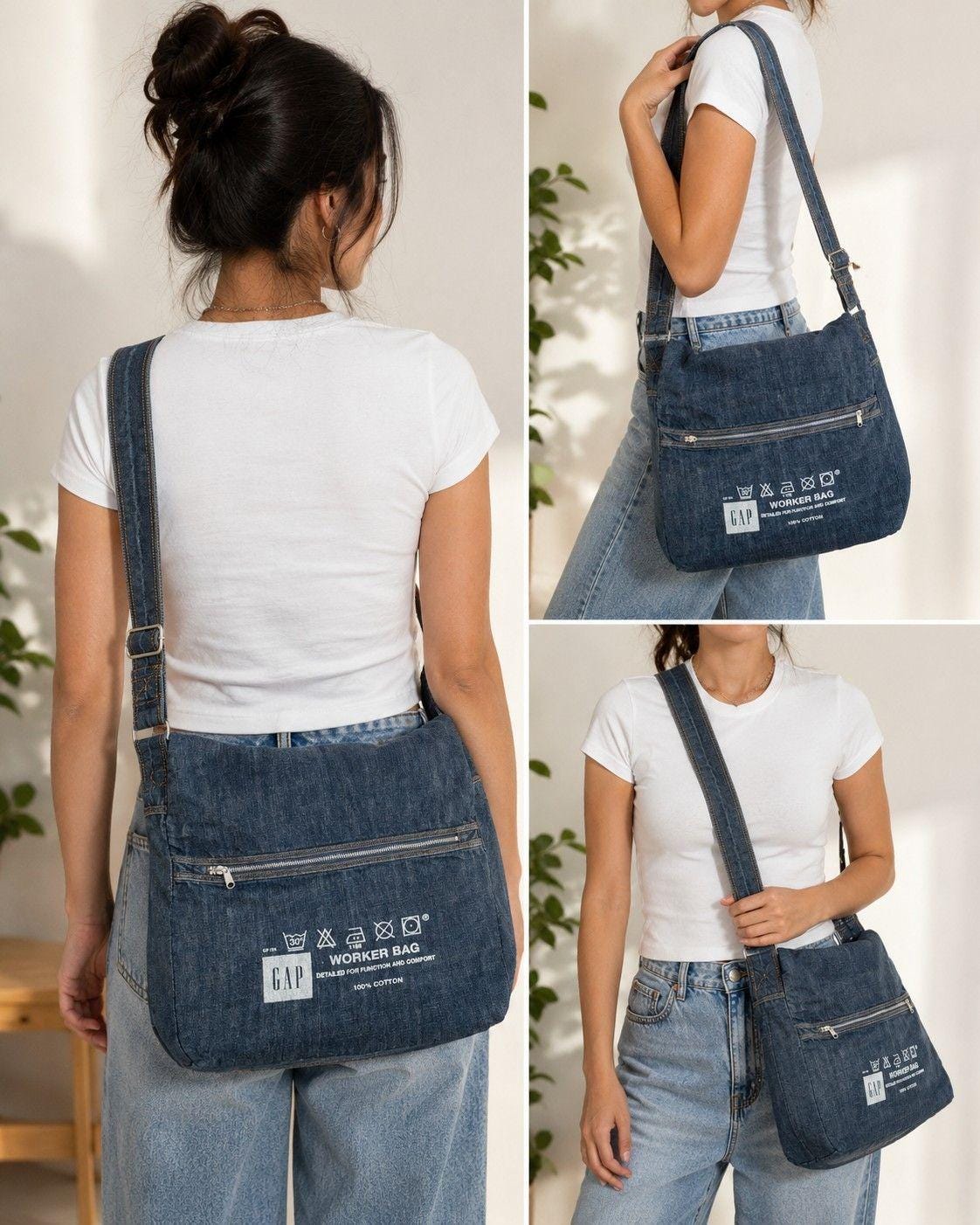 Vintage Gap Messenger Bag - Etsy