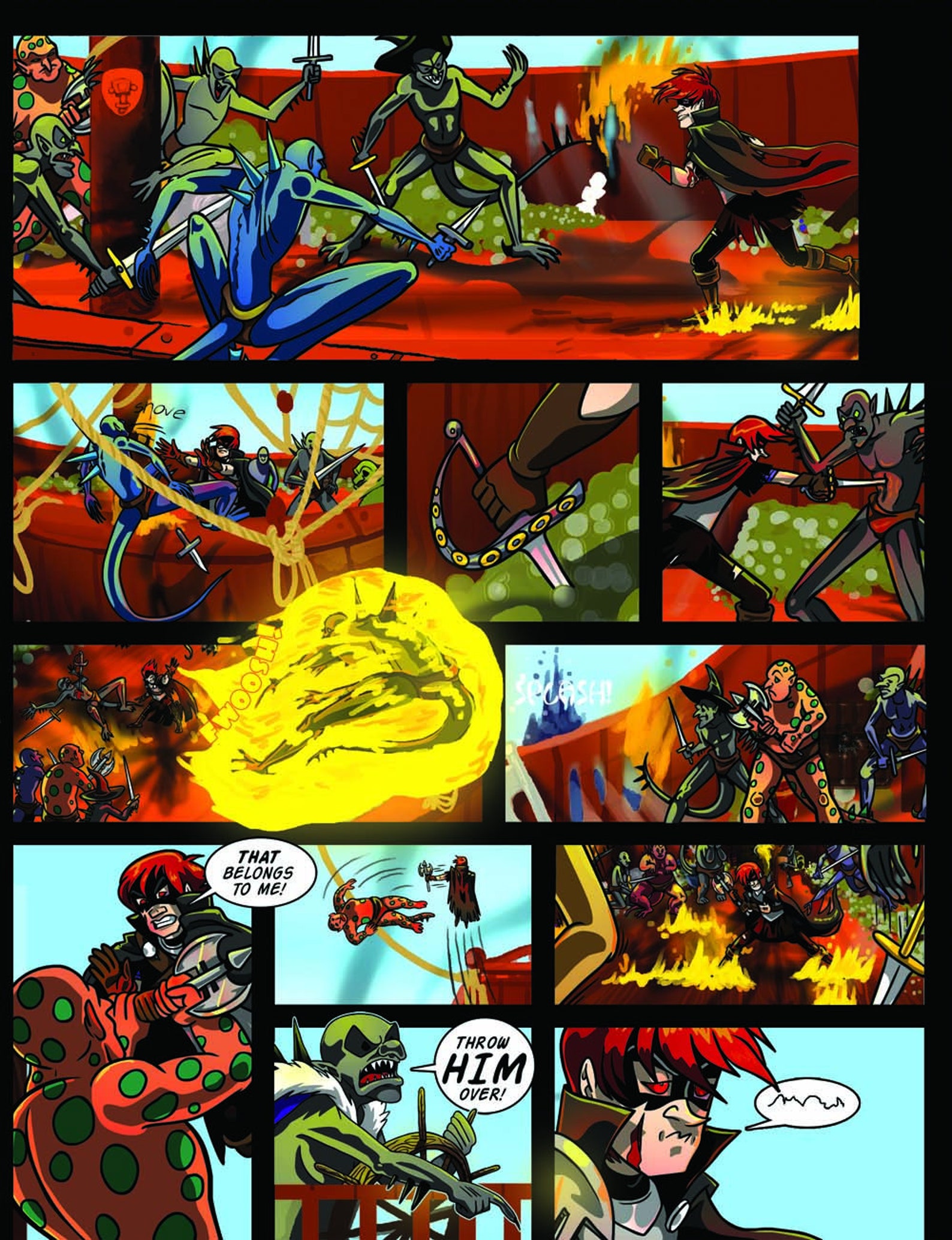 Witchman in action