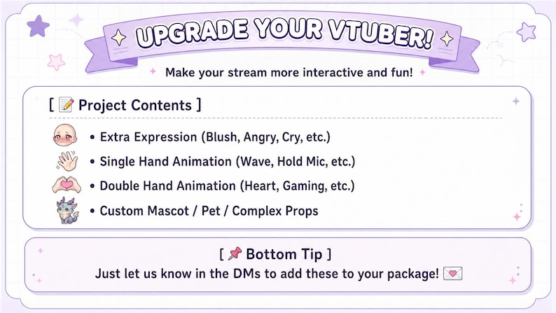 LIVE 2D Model Custom Vtuber Model Commission | Custom Character Design, VBridger, FULLY RIGGED, Vtuber Studio, Twitch Stream Youtube Stream image 5