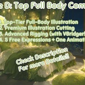 LIVE 2D Model Custom Vtuber Model Commission | Custom Character Design, VBridger, FULLY RIGGED, Vtuber Studio, Twitch Stream Youtube Stream image 4