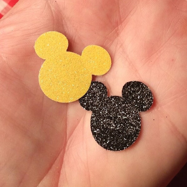 Mickey Mouse Glitter Etsy