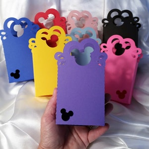 Mickey Mouse Cut-out Gift Bag & Gift Card Holder, 5.5&quot; Tall, Party Favor Bag, One of a Kind!