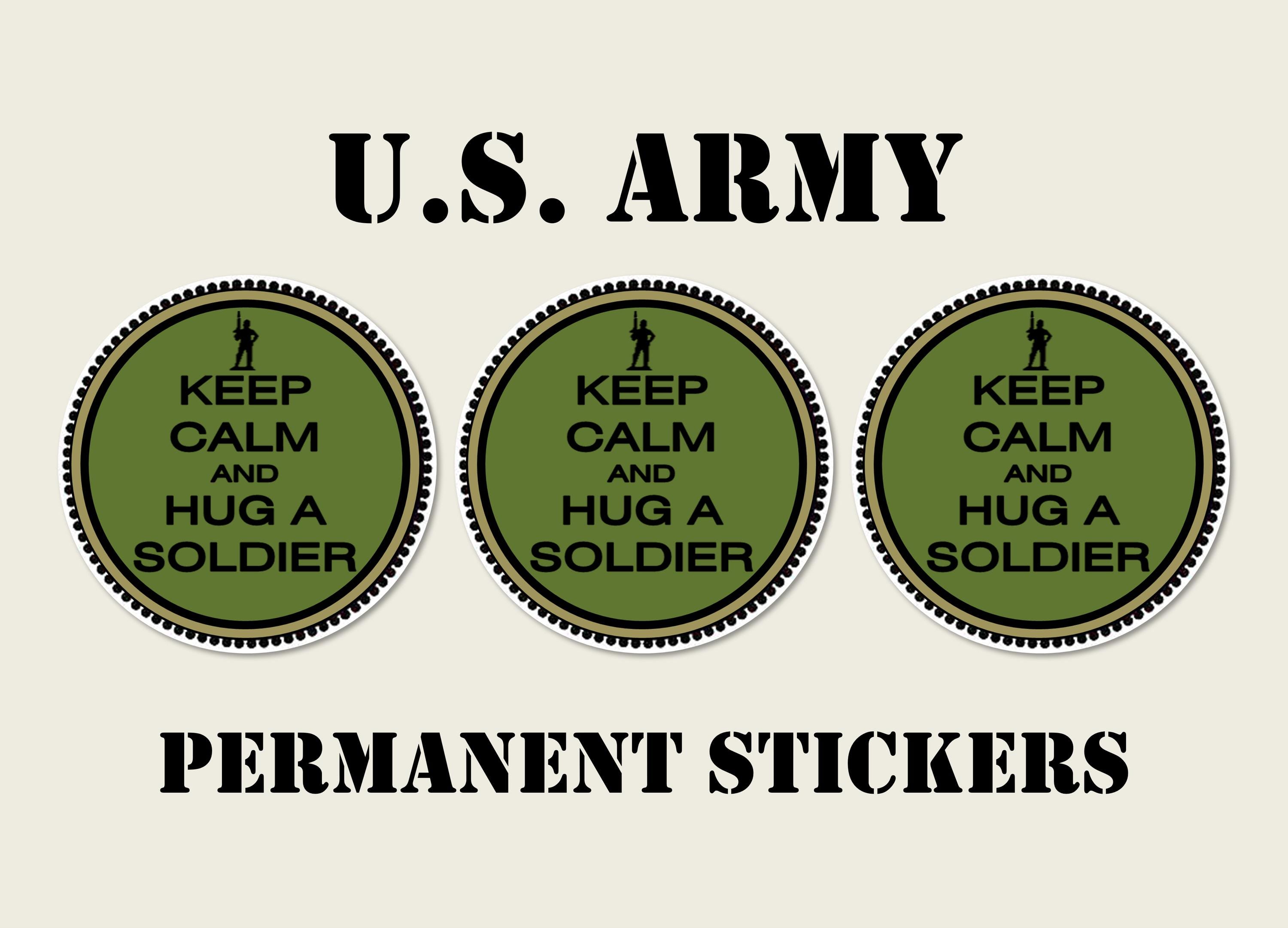 U.S. Army Stickers, Permanent Seal, Labels, Envelope Seals 