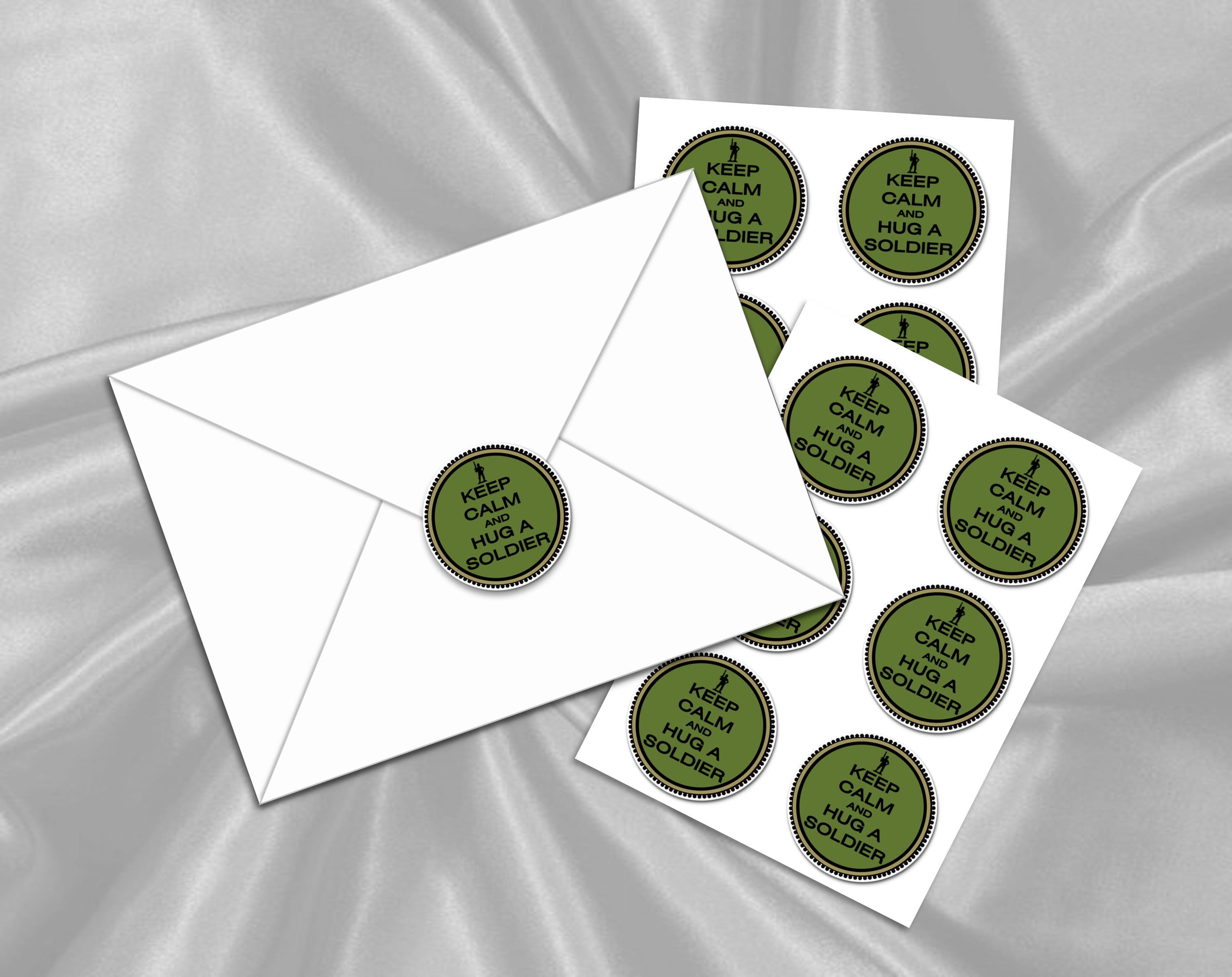 U.S. Army Stickers, Permanent Seal, Labels, Envelope Seals 