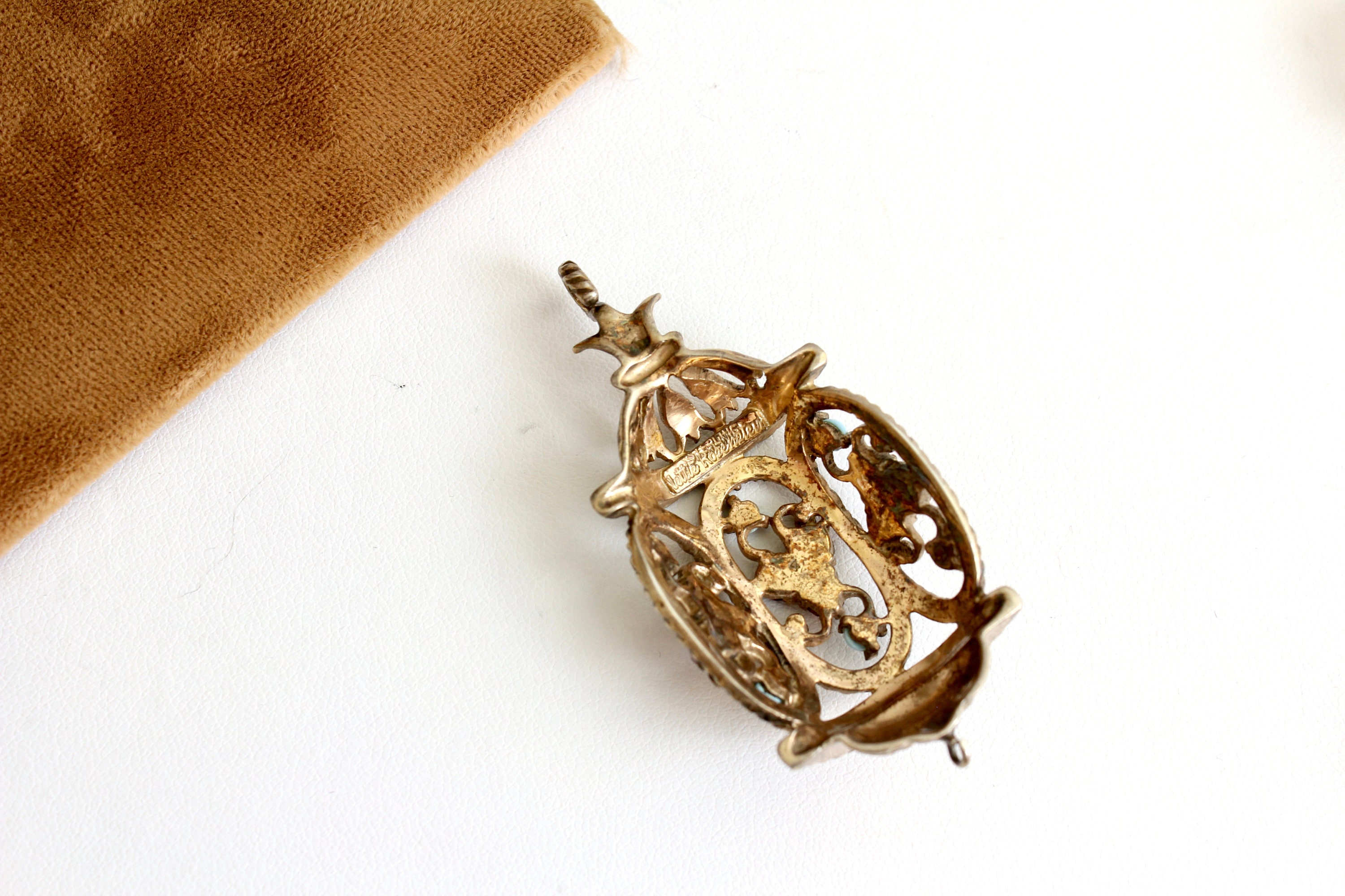1943 1948 Rare Nettie Rosenstein Sterling Silver Birdcage
