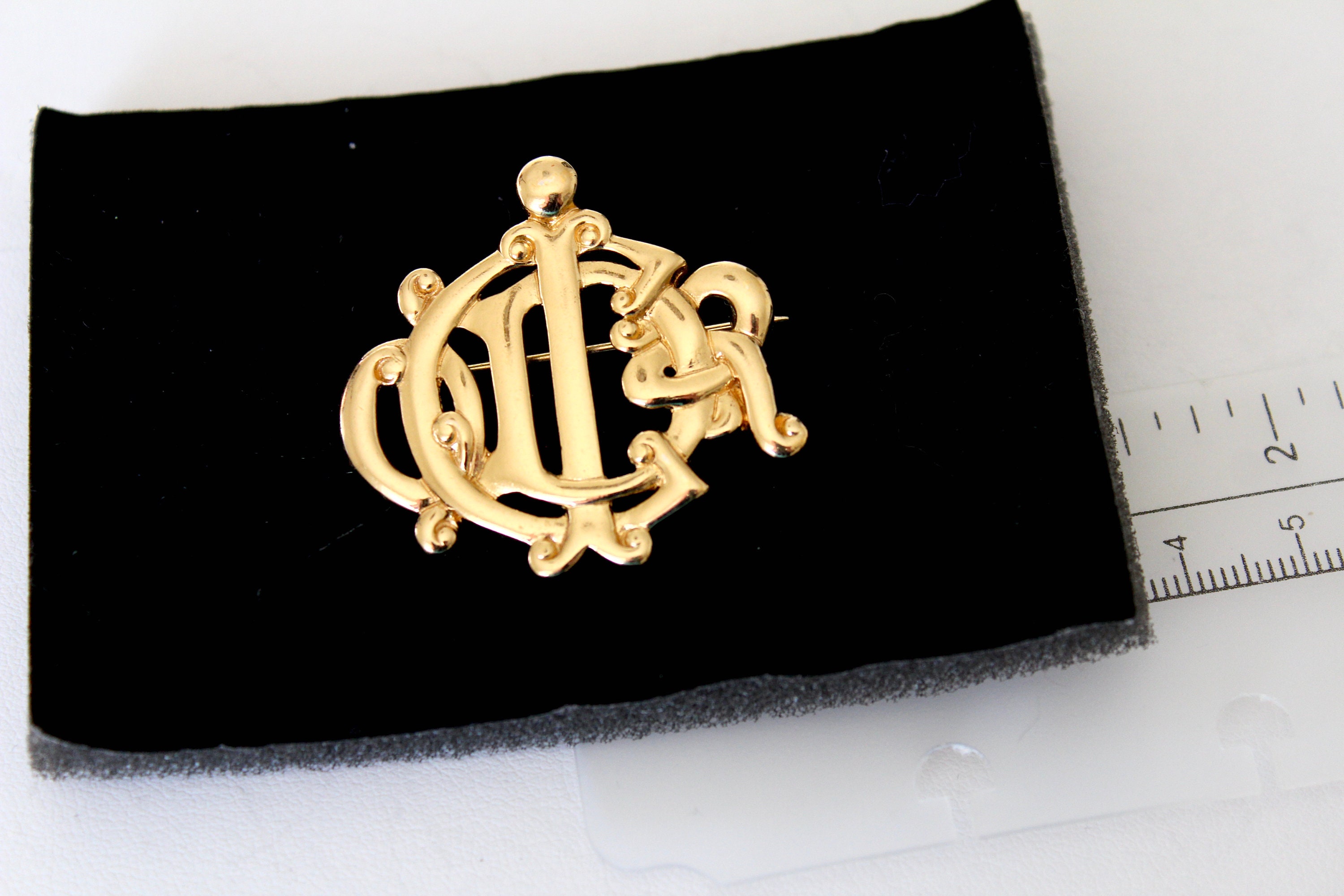 ピンブローチ　Chr Dior  Germany Dior germany brooch - Etsy 日本