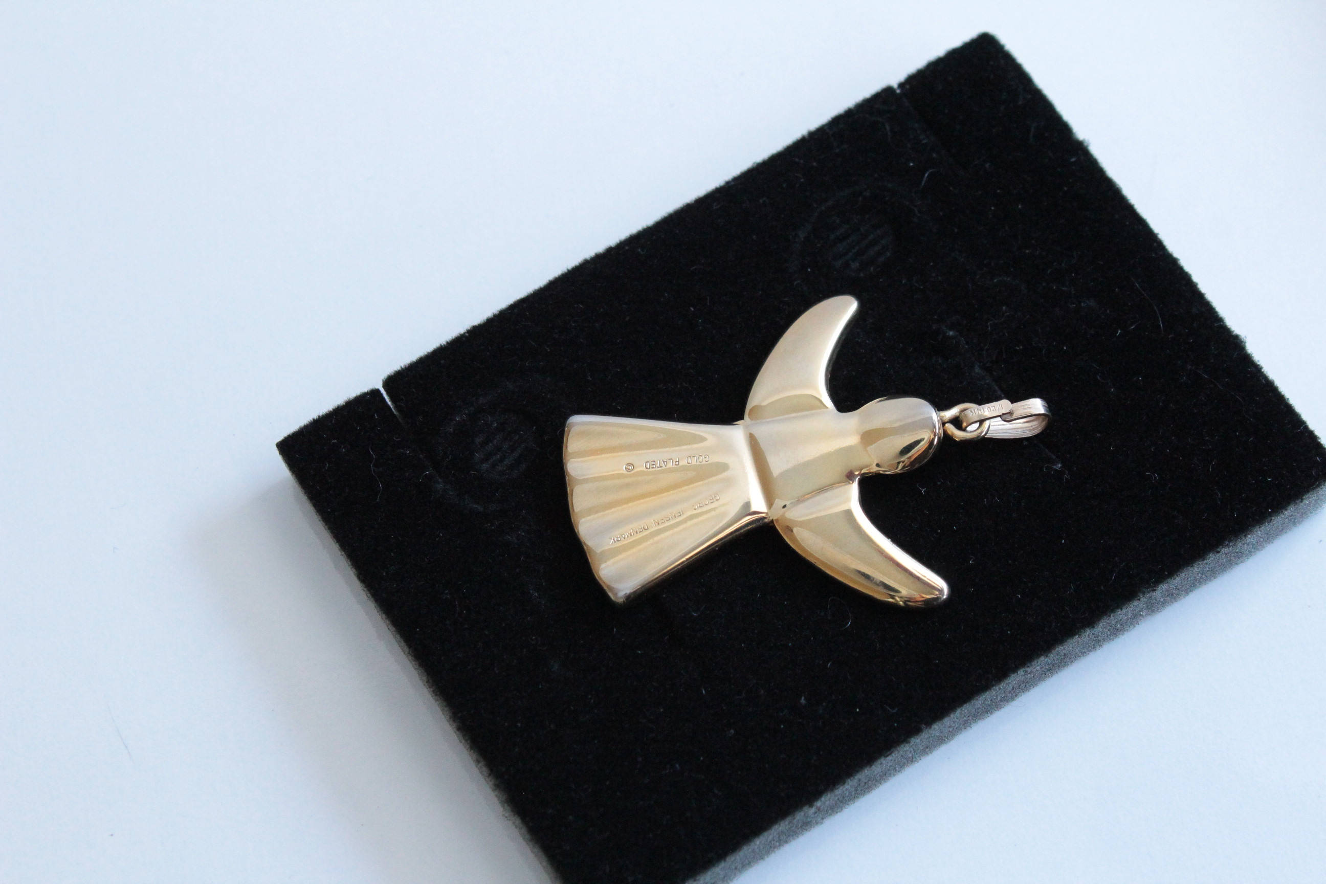 Golden Christmas Georg Jensen Ornament Angel 1993 #1665 - Etsy Canada