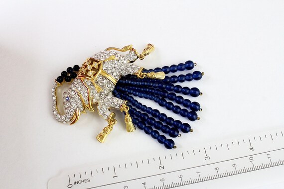 Elizabeth Taylor for Avon エレファント ブローチ Vintage Elizabeth Taylor for Avon ELEPHANT Indian Collection