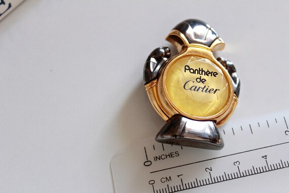 Cartier  Parfums PANTHER Pin Broochwith yellow Lu… - image 5