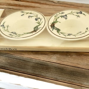 Villeroy and Boch Porcelain Botanical Set of   2 Candle holders   Botanical theme, Floral design , Original Box #2903