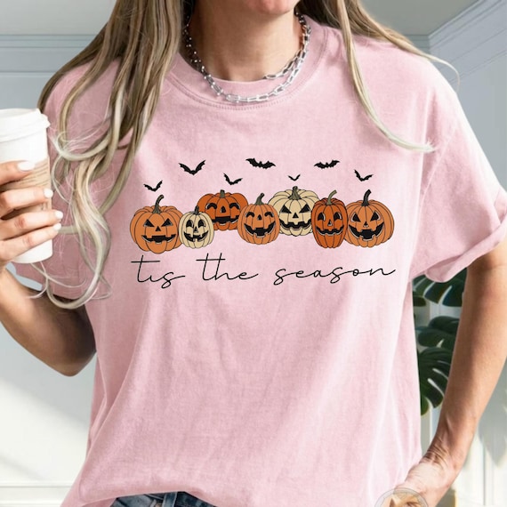 tis the season Jack-o'-lanterns PNG, Gothic Halloween Digital Download
