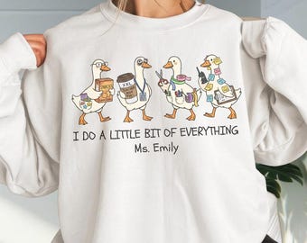 Hago un poco de todo Sra. Emily Profesora PNG, Educadora multitarea Descarga digital, Descarga instantánea