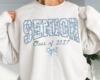 Diseño floral universitario para la promoción de 2027 (PNG), descarga digital para graduación, descarga instantánea.