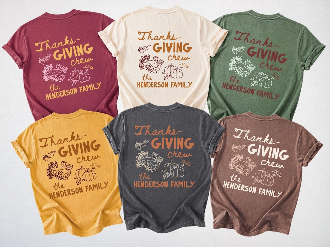 Comfort Colors Family Thanksgiving Shirts With Names Matching Cousin comfort-colors-family-thanksgiving-shirts-with-names-matching-cousin