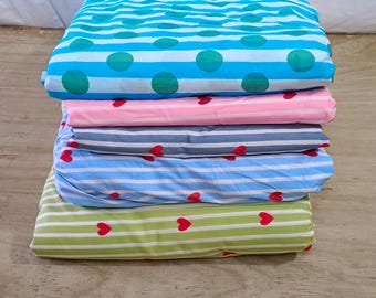 Hand Block Print Cotton Fabric: Floral Sewing Material By The Yard