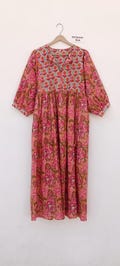 Handmade Cotton Midi Dress, Pockets, Summer Wear product logo