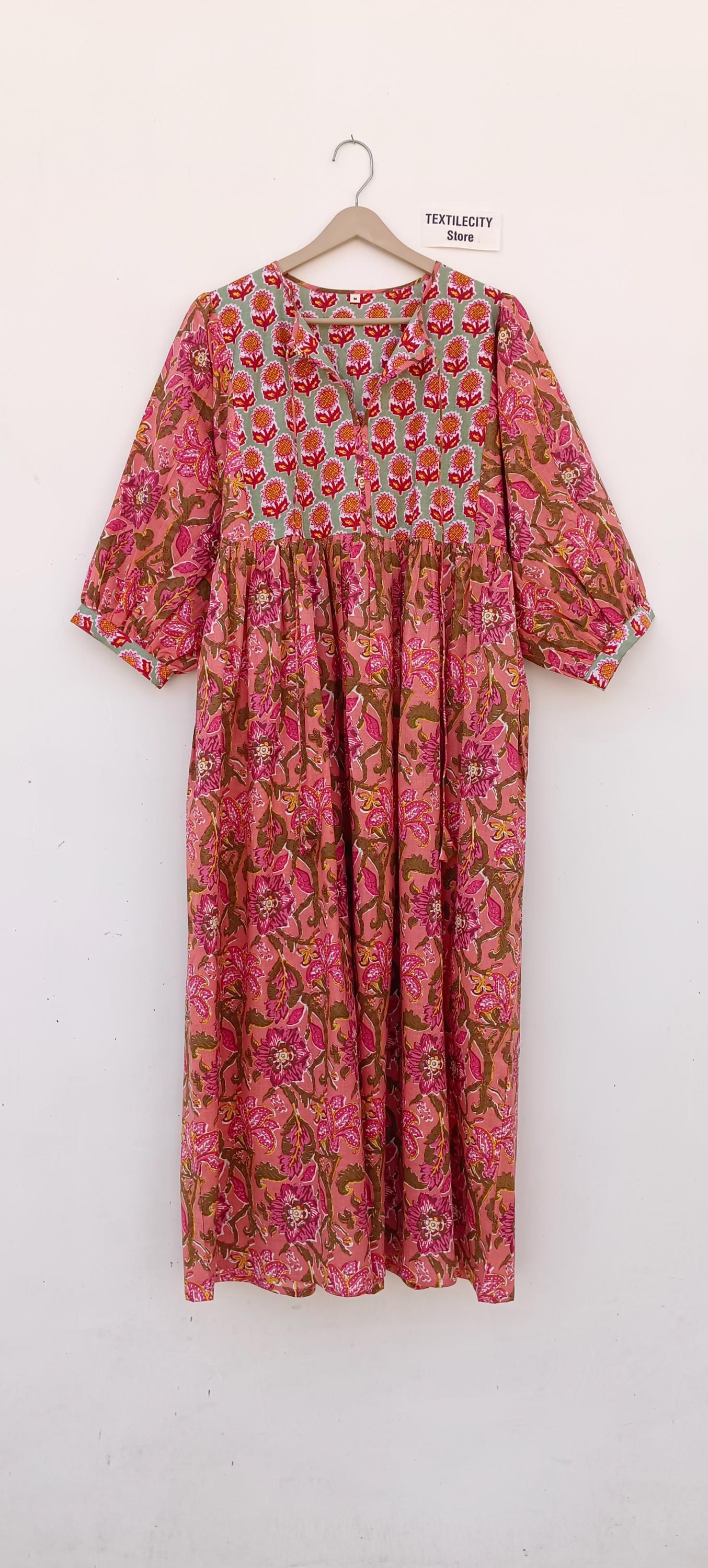 Indian Linen Dress - Etsy
