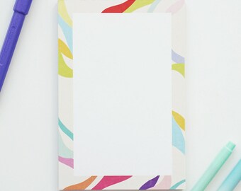 Groovy Blank Notepad, Memo Pad