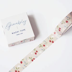 Strawberry Illustration Washi Tape