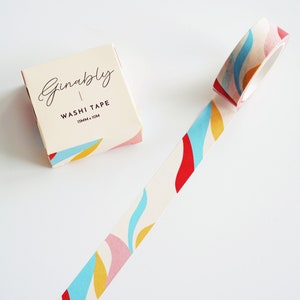 Retro Wave Pattern Washi Tape