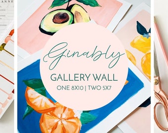 CHOOSE your gallery wall - ANY Print - 3 prints included