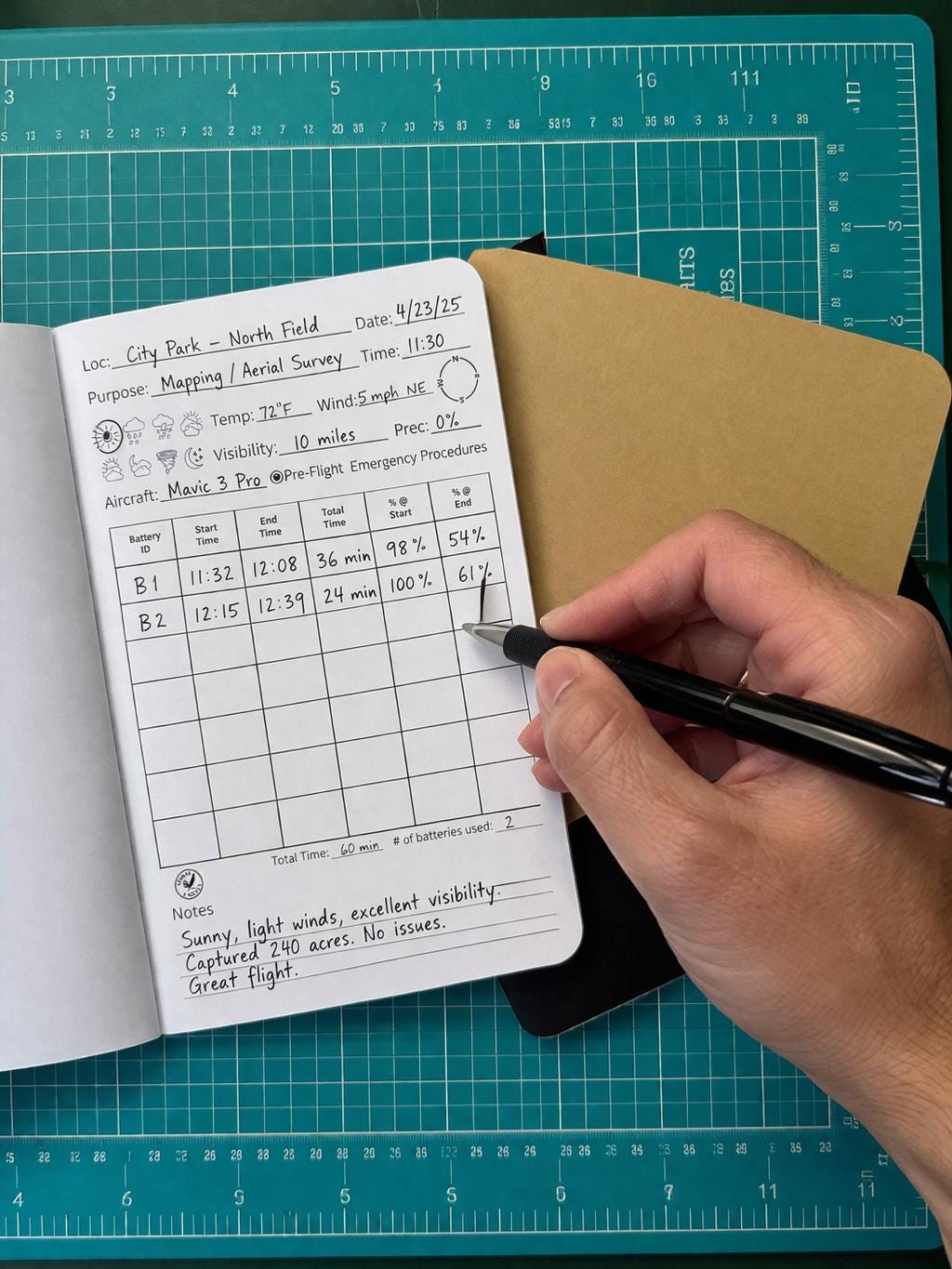 Flight Log Book - Etsy