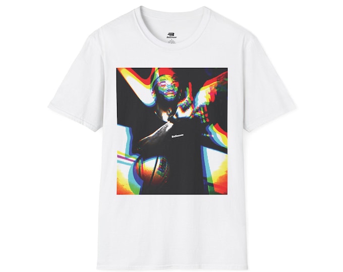 Featured listing image: Vintage Basketball Player Graphic Tee, Cotton Unisex Shirt