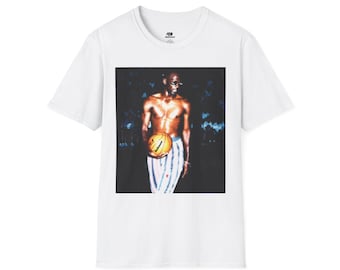 Ballmoor Vintage Basketball Player Graphic Tee, Cotton