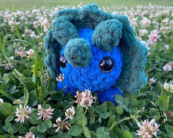 Crochet Dinosaur Amigurumi, Crochet Plushie, Crochet Stuffed Animal Made with Soft Blanket Yarn - Trixie the Triceratops