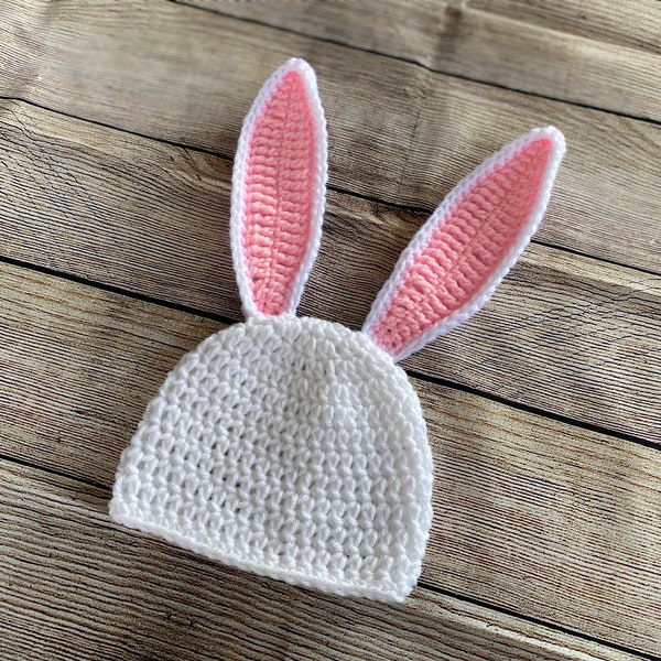 Bunny Ears Baby Hat Etsy
