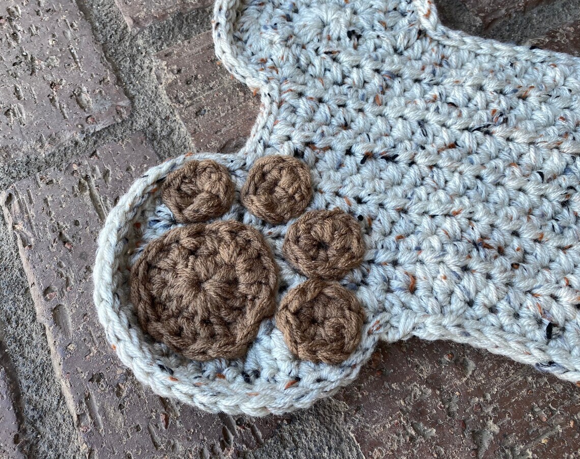 Crochet Dog Placemat Food Mat Pet Placemat Food Dish Dog Etsy