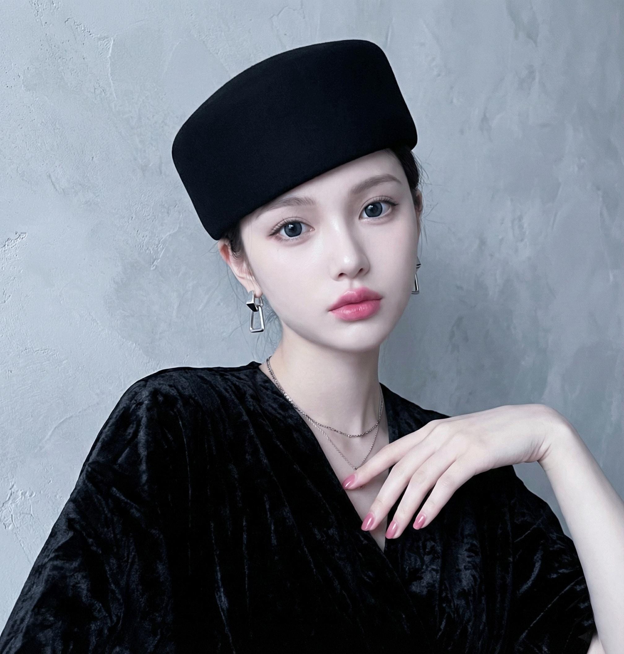 WORTH & WORTH Orlando Palacio Custom Bolero Wide Brim Black Sequins Hat 7 Unisex Underneath My Hat About Orlando - Worth & Worth - Hat Maker  main image 3