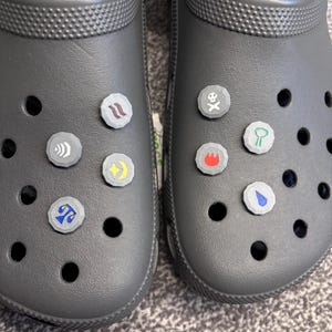 OSRS/RuneScape rune clog shoe charms - Earth, Air, Law, Nature, Water & more
