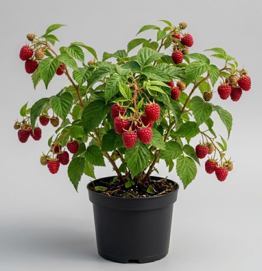 Caroline Red Raspberry Plant Live for Planting 4-6 Inch Tall, Sweet ...