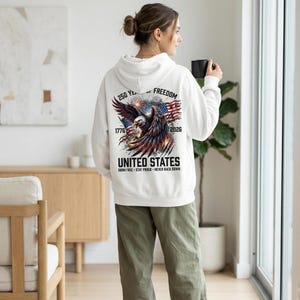 USA 250th Anniversary PNG, Patriotic Bald Eagle Sublimation, 1776 to 2026 America 250 Graphic, Distressed US Flag, 4th of July Shirt Design