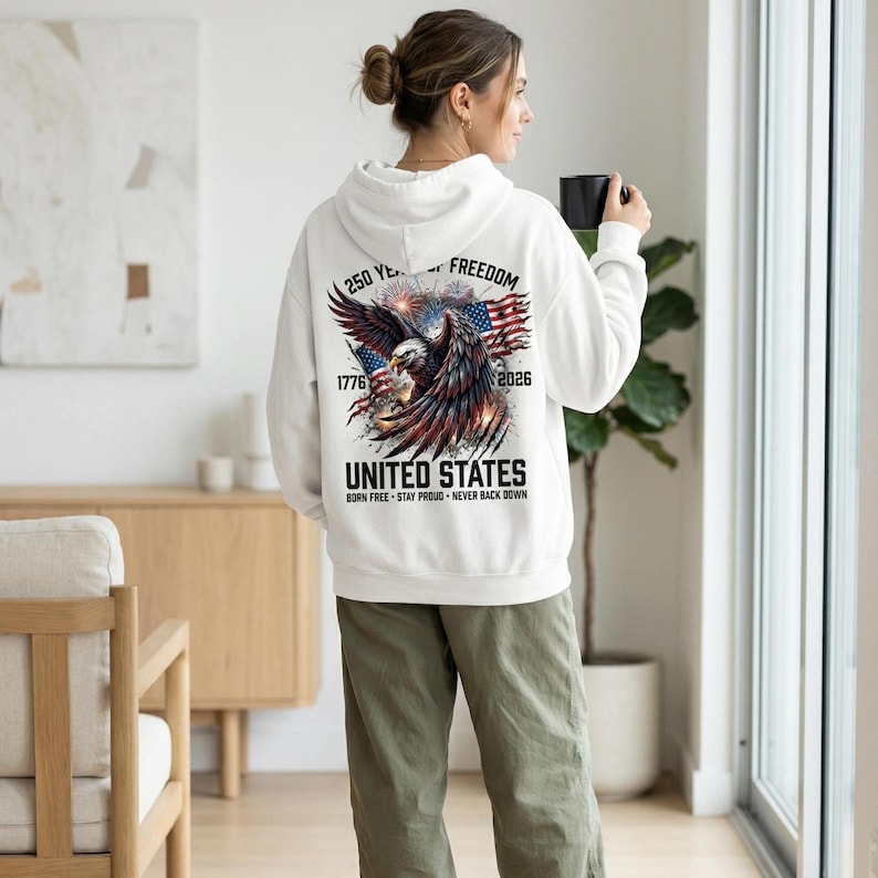 USA 250th Anniversary PNG, Patriotic Bald Eagle Sublimation, 1776 to 2026 America 250 Graphic, Distressed US Flag, 4th of July Shirt Design