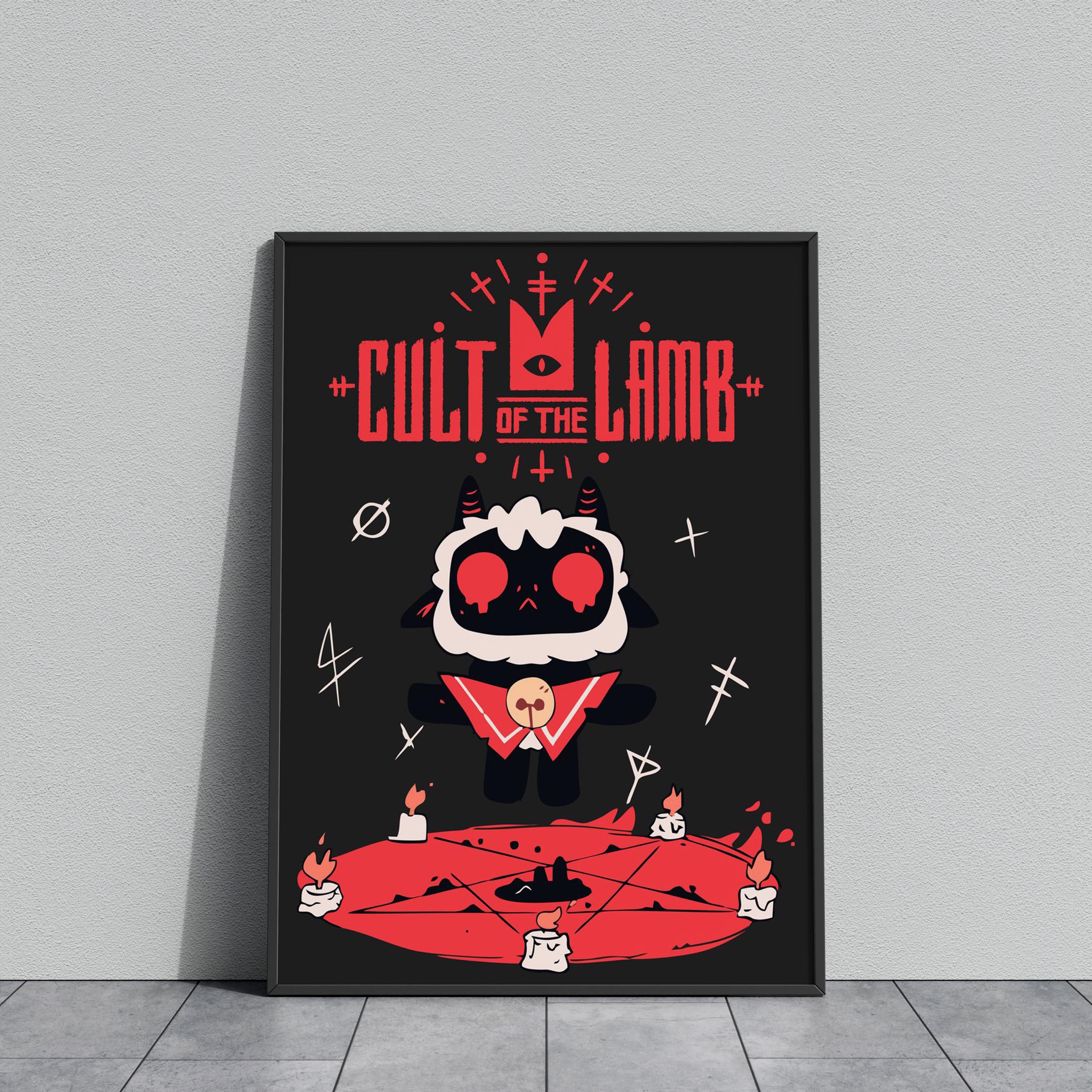 Cult of the Lamb Poster | the Lamb Wall Art | Game Print - Etsy