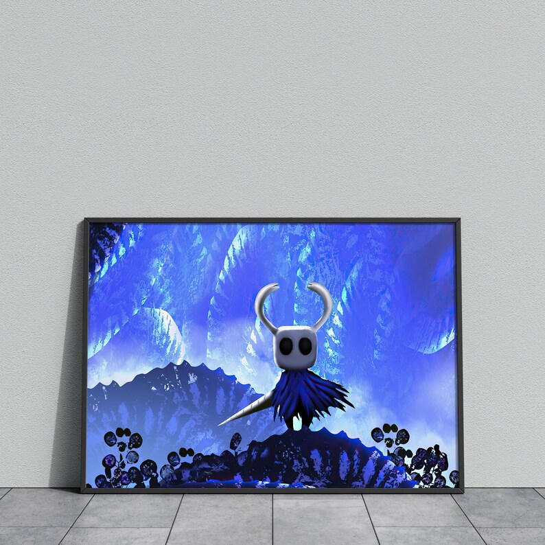 Hollow Knight Poster | the Knight Wall Art | Game Print - Etsy