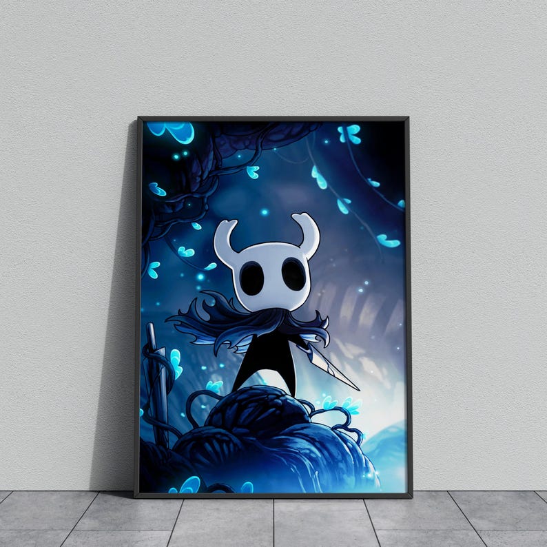 Hollow Knight Poster | the Knight Wall Art | Game Print #2 - Etsy
