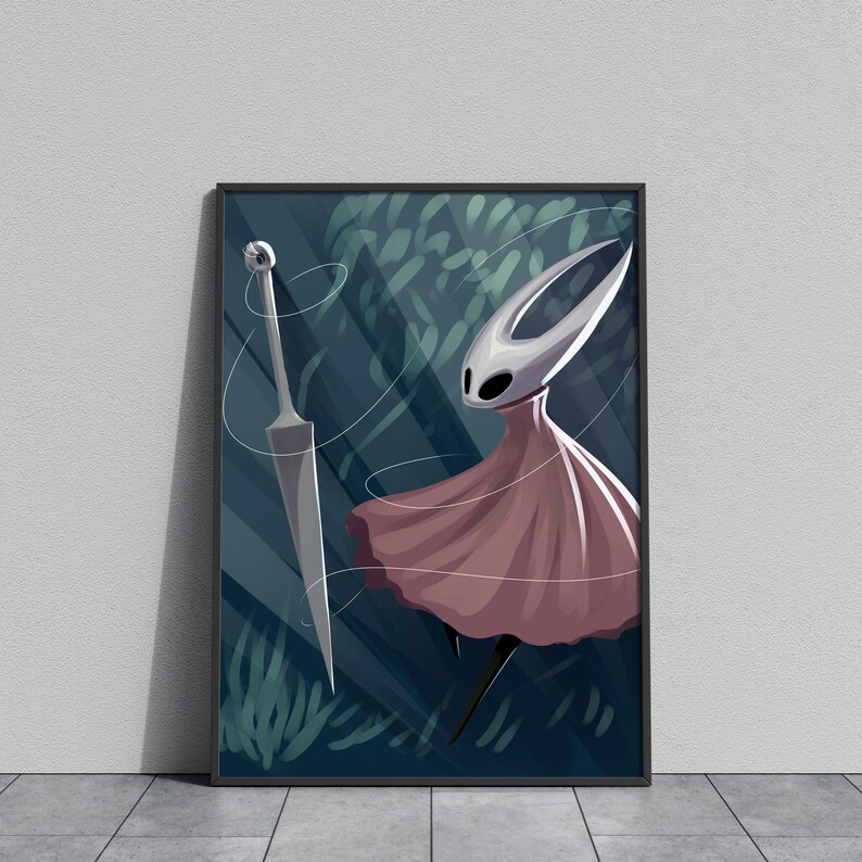 Hollow Knight Poster | the Knight Wall Art | Game Print - Etsy