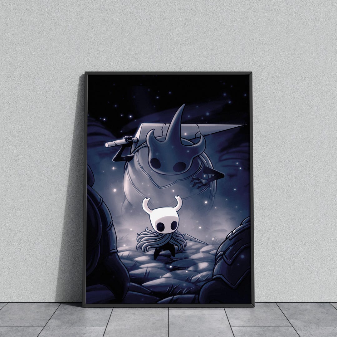 Hollow Knight Poster | the Knight Wall Art | Game Print #3 - Etsy